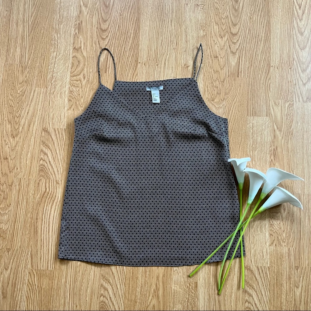 H+M geometric print shell top